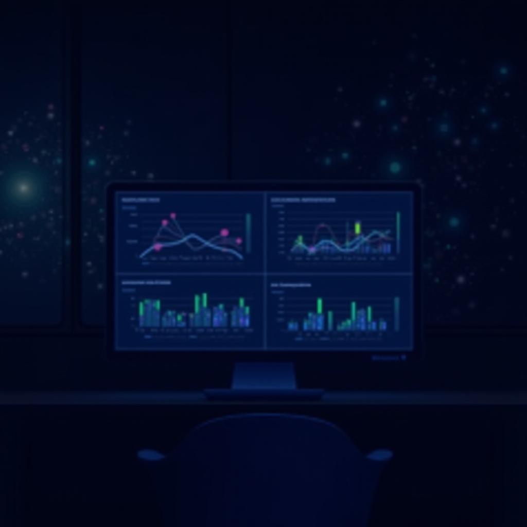 AI-powered gift card analytics dashboard showing predictive trends and customer segmentation